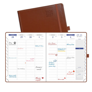 POPRUN 2026-2027 Academic Planner Brown