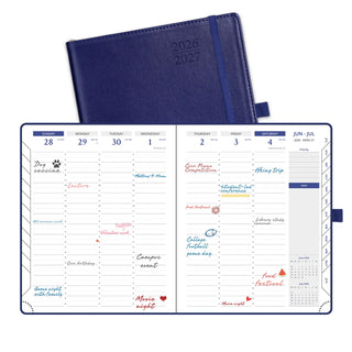 POPRUN 2026-2027 Academic Planner Night Sky Blue
