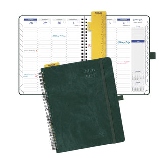 POPRUN 2026-2027 Academic Planner Black Green
