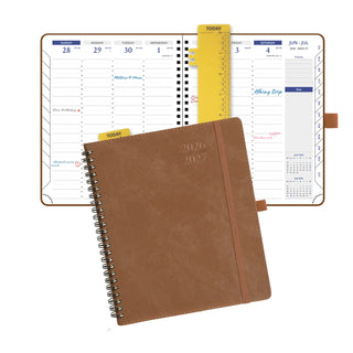 POPRUN 2026-2027 Academic Planner Brown