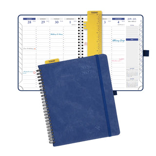 POPRUN 2026-2027 Academic Planner Indigo Blue