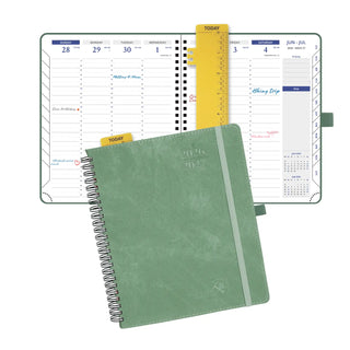 POPRUN 2026-2027 Academic Planner Midnight Green