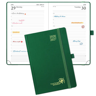 POPRUN 2026-2027 Academic Planner Deep Green