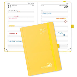 POPRUN 2026-2027 Academic Planner Light Yellow