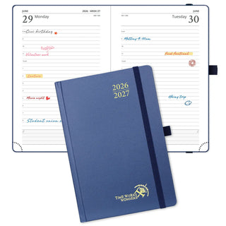 POPRUN 2026-2027 Academic Planner Navy Blue