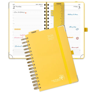 POPRUN 2026-2027 Academic Planner Light Yellow