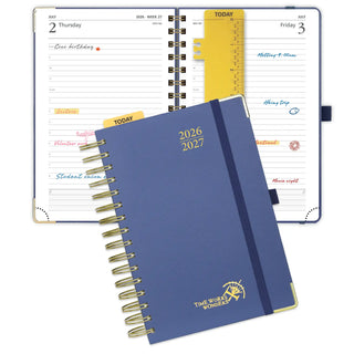 POPRUN 2026-2027 Academic Planner Navy Blue