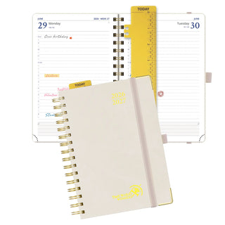 POPRUN 2026-2027 Academic Planner Beige
