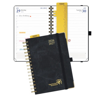 POPRUN 2026-2027 Academic Planner Black
