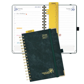 POPRUN 2026-2027 Academic Planner Black Green