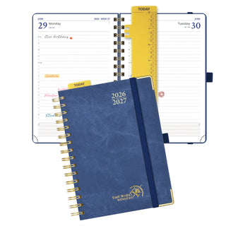 POPRUN 2026-2027 Academic Planner Ink Blue