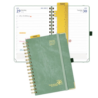 POPRUN 2026-2027 Academic Planner Midnight Green