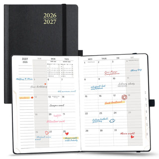 POPRUN 2026-2027 Academic Planner Black