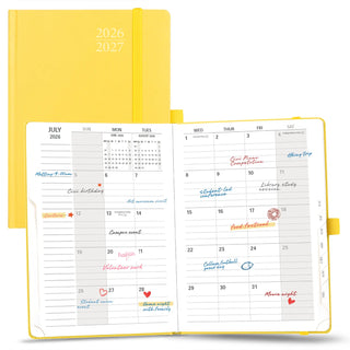 POPRUN 2026-2027 Academic Planner Light Yellow
