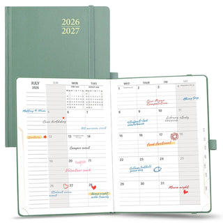 POPRUN 2026-2027 Academic Planner Midnight Green