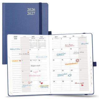 POPRUN 2026-2027 Academic Planner Navy Blue