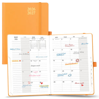 POPRUN 2026-2027 Academic Planner Orange
