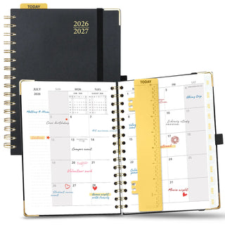 POPRUN 2026-2027 Academic Planner Black