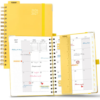 POPRUN 2026-2027 Academic Planner Light Yellow