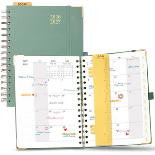 POPRUN 2026-2027 Academic Planner Midnight Green