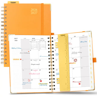 POPRUN 2026-2027 Academic Planner Orange