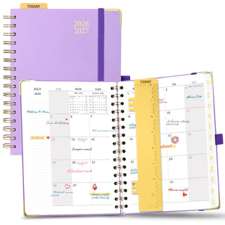 POPRUN 2026-2027 Academic Planner Violet