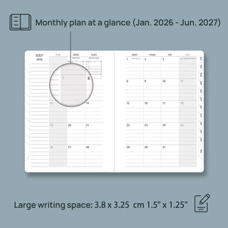 POPRUN 2026 Monthly Planner
