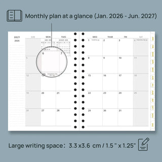 POPRUN 2026 Monthly Planner