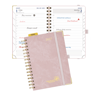 POPRUN 2027 Daily Planner Pink