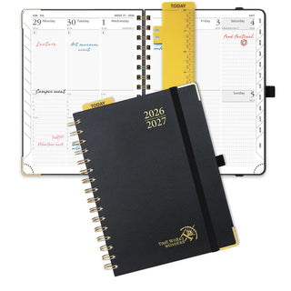 POPRUN 2026-2027 Academic Planner Black