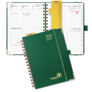 POPRUN 2026-2027 Academic Planner Dark Green