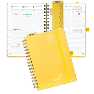 POPRUN 2026-2027 Academic Planner Light Yellow