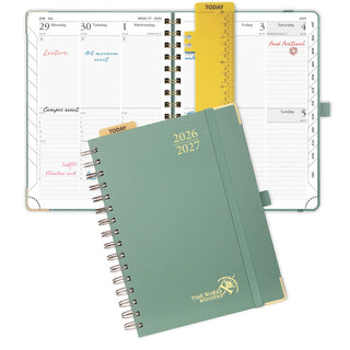 POPRUN 2026-2027 Academic Planner Midnight Green