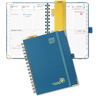 POPRUN 2026-2027 Academic Planner Night Sky Blue