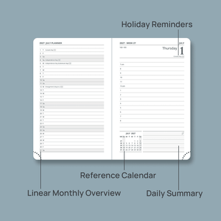 POPRUN 2027 Daily Planner