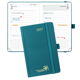 POPRUN 2027 Daily Planner Pacific Green
