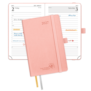 POPRUN 2027 Daily Planner Pink