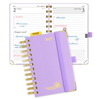 POPRUN 2027 Daily Planner Violet