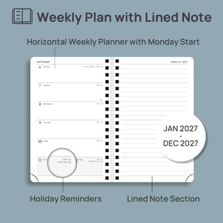 POPRUN 2026 Weekly Planner