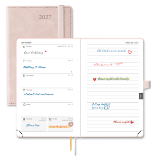 POPRUN Weekly Planner Pink