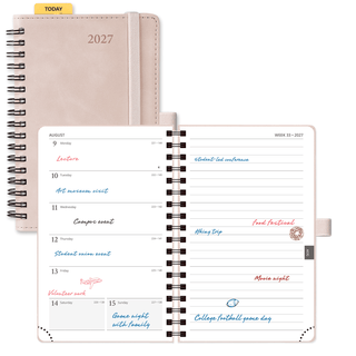 POPRUN 2026 Weekly Planner Pink