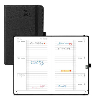 POPRUN 2026-2027 Academic Planner Black