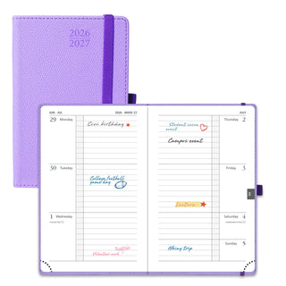 POPRUN 2026-2027 Academic Planner Lavender