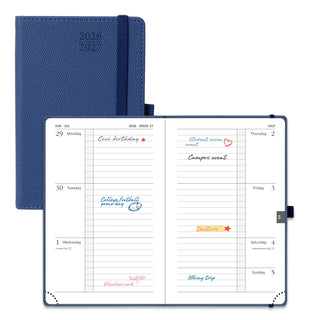 POPRUN 2026-2027 Academic Planner Navy Blue