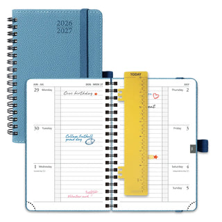 POPRUN 2026-2027 Academic Planner Aquamarine
