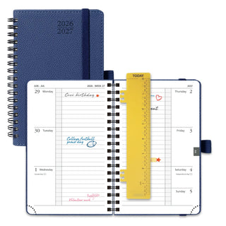 POPRUN 2026-2027 Academic Planner Navy Blue