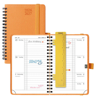 POPRUN 2026-2027 Academic Planner Orange