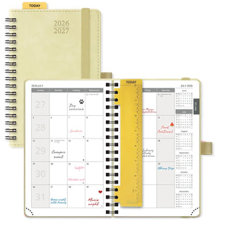 POPRUN 2026-2027 Academic Planner Beige