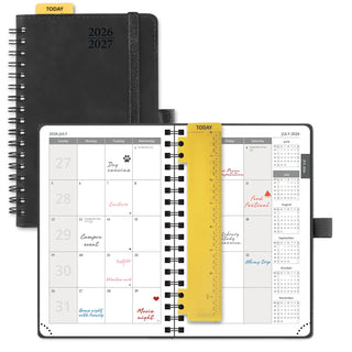POPRUN 2026-2027 Academic Planner Black