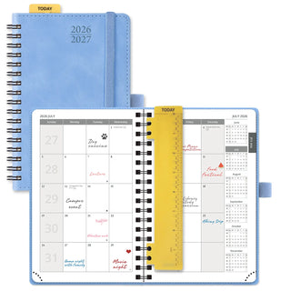 POPRUN 2026-2027 Academic Planner Cerulean Blue